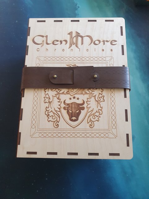 Glen More II Chronicles wooden chest with various other deluxe upgrades!